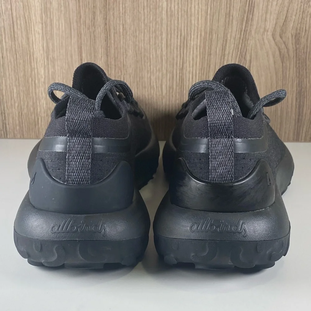 Allbirds Trail Runners SWT Natural Black Women’s Size 9 - Picture 4 of 9